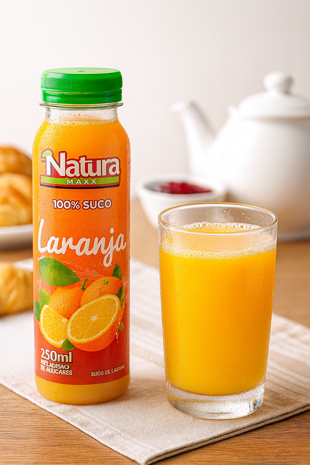 Suco de Laranja 100% Natural Sem Açúcar  ...