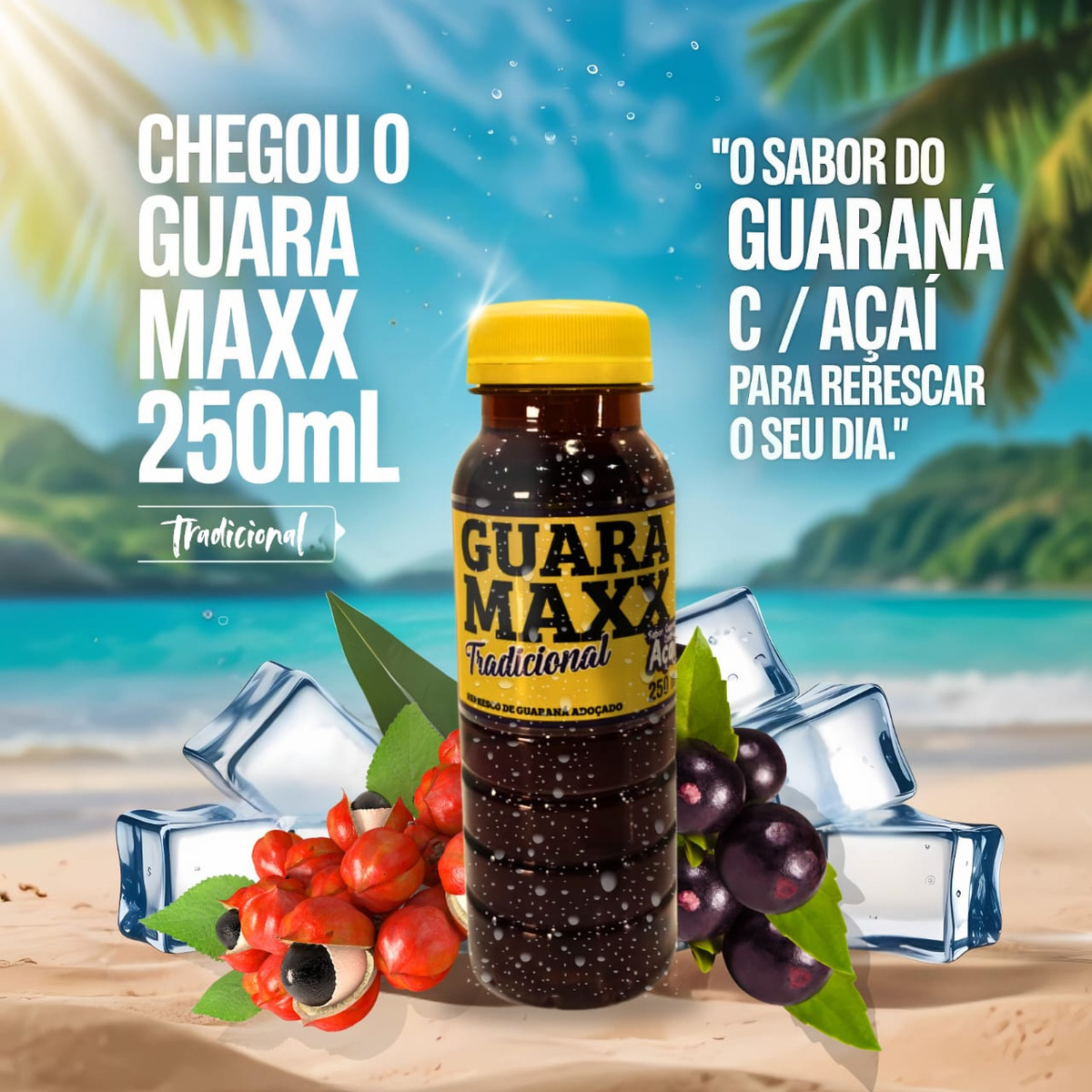 Guaraná Açaí Guara Maxx Refresco 250ml P ...